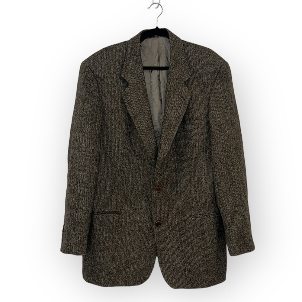 HUGO Boss Brown Galilei Pure Wool and Cashmere Blazer Size 44L